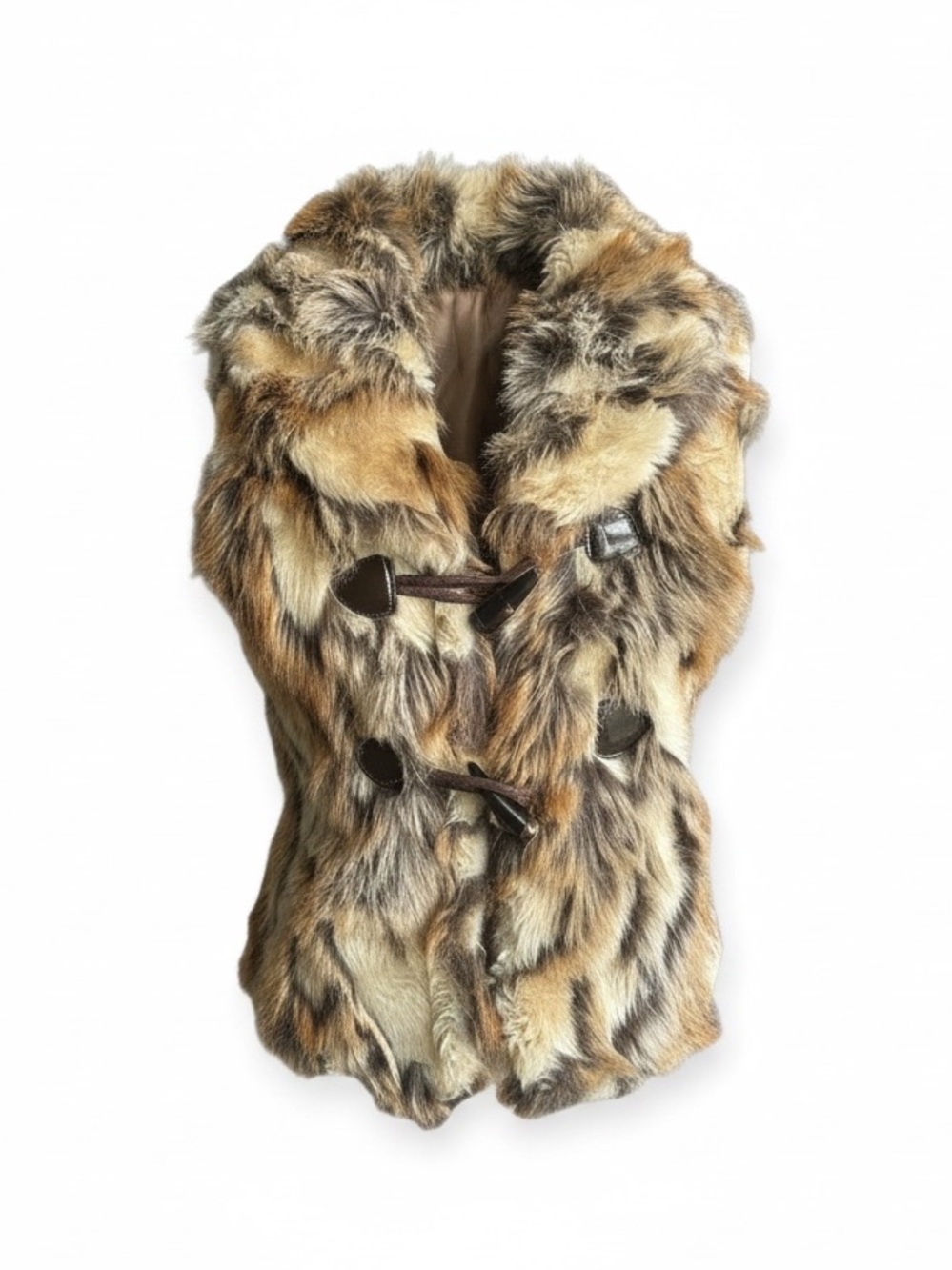 Spectacular GUESS Faux Fur Vest / Sleeveless Jacket – Size M
